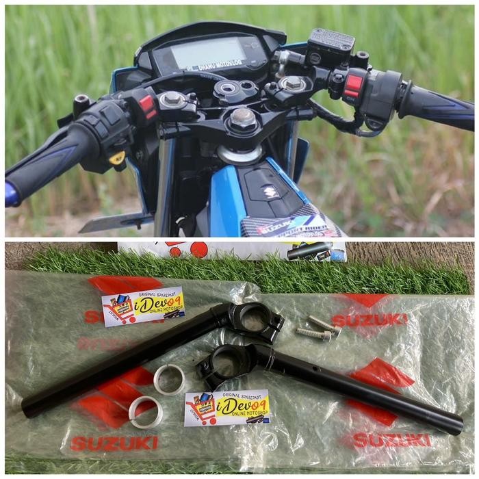 Stang Jepit Stir Gsx R 150 Pnp Bisa Untuk Satria Fu Karbu Fu Fi Injeksi Pnp Honda Sonic