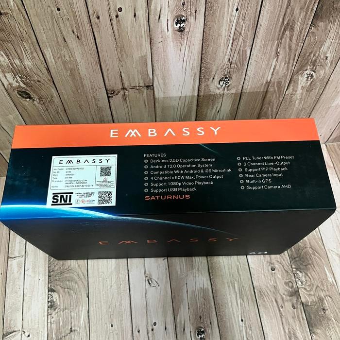 TV HEADUNIT ANDROID EMBASSY 6GB