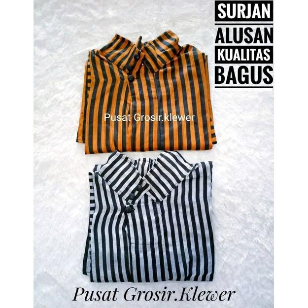 Terbaru Surjan Lurik Halus // Baju Adat Jawa // Baju Surjan Lurik Pria Dewasa Motif Lurik Alusan
