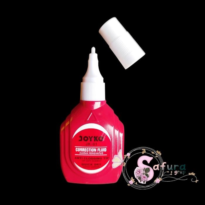 

tipex cair joyko jk-01 corection pen isi 12 pcs penghapus pulpen cair joyko kode 978