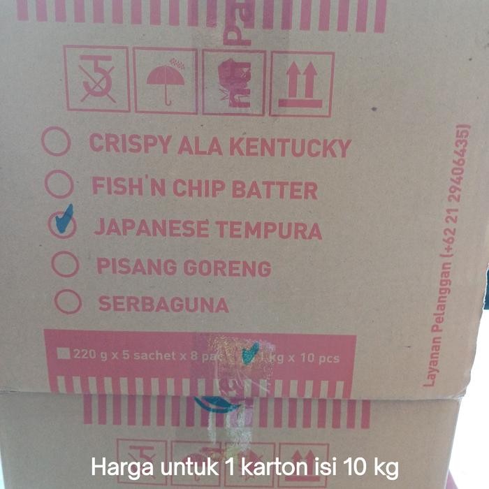 

SALE !!! TEPUNG JAPANESE TEMPURA EASY MIX SARI BOGA 1 KG KARTONAN READYY