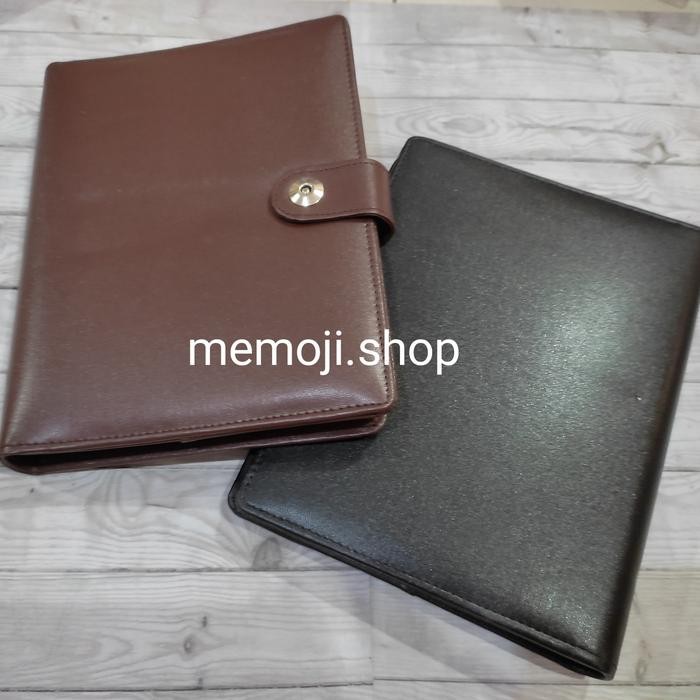 

MAP BINDER KULIT A5 KANCING HITAM COKLAT KODE 64