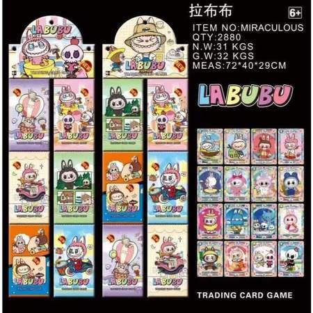 kartu foil trading card sanrio labubu jkt48 / mainan anak murah