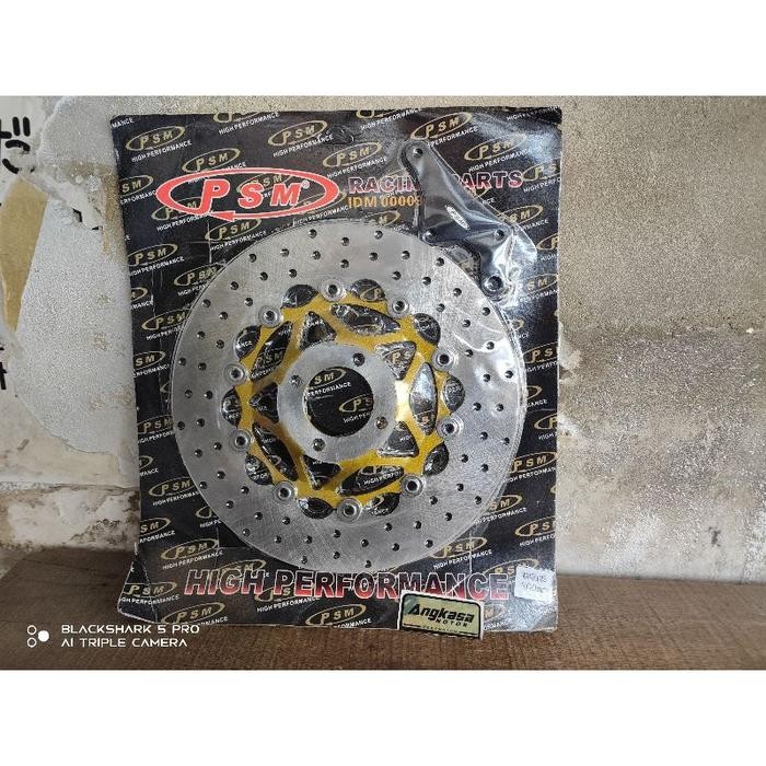 Disk Piringan Cakram Psm Floating Supra125 Old Karisma 300Mm Plus Braket