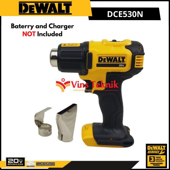 Gercep Mesin Pemanas Baterai Cordless Hot Gun Heat Gun Dewalt Dce530N Dce530