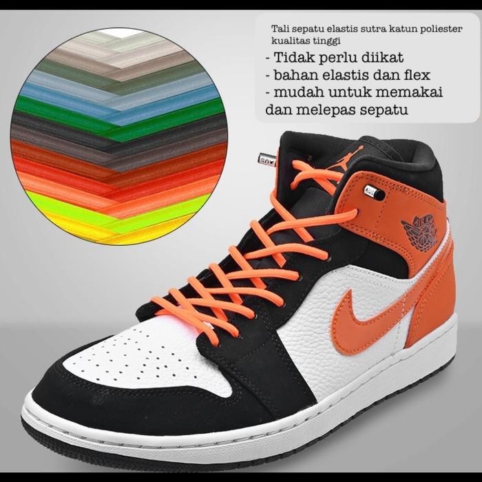 Potongan Harga Tali Sepatu Warna Elastis Tanpa Ikat Tali Sepatu Tanpa Ikat Tali Sepatu Warna Tali