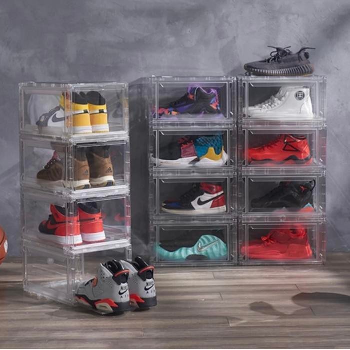 Box Sepatu Acrylic / Box Sepatu Akrilik / Sneakers Box Acrylic