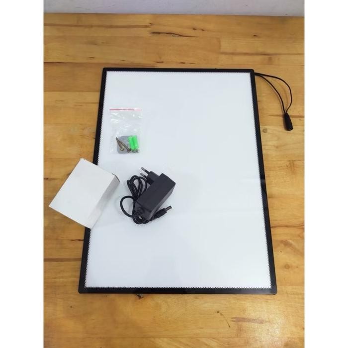 LED Table A4 Stand Light Box/ Light Box Menu /Daftar Menu/Slim Light Box/ Light Box Table Menu