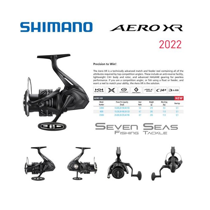 Shimano Aero XR Model 2022 Spinning Reel Pancing