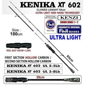 JORAN KENZI KENIKA XT 602 ULTRA LIGHT 2-5lbs 3-8lbs Fuji Guides Spinning pancing