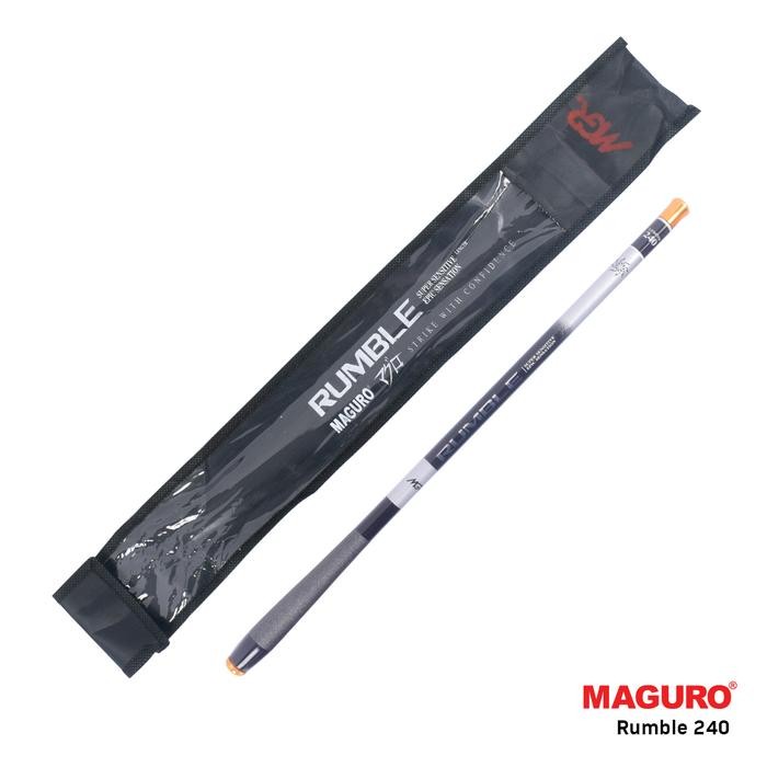 Joran Tegek MAGURO RUMBLE 240 270 300 360 450 Carbon Keiryu Ruas Pendek Lentur ~ Indonesia Memancing