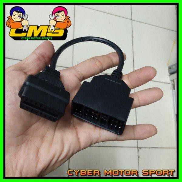 Kabel Adaptor Toyota Konverter Obd2 16Pin Ke 22Pin Toyota. Obd2 Kode 001