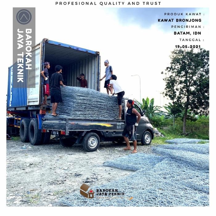 PREMIUM KAWAT BRONJONG GALVANIS 2x1x0.5 m ,Diameter Kawat 2.7 mm ,Ring 3.4 mm 'BEST SELLER'