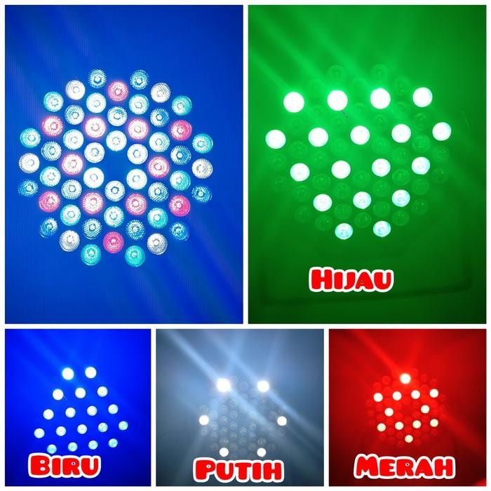 Lampu Parled RGBW Redsun 54x3watt