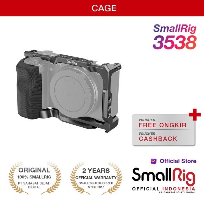 TERBARU SmallRig Arca Swiss Protection Cage with Grip for Sony ZV E10 3538