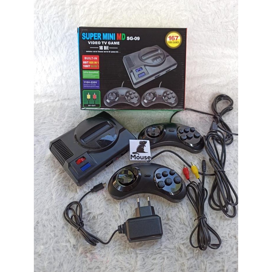 Sega Clone Super Mini Video TV Game 16 Bit