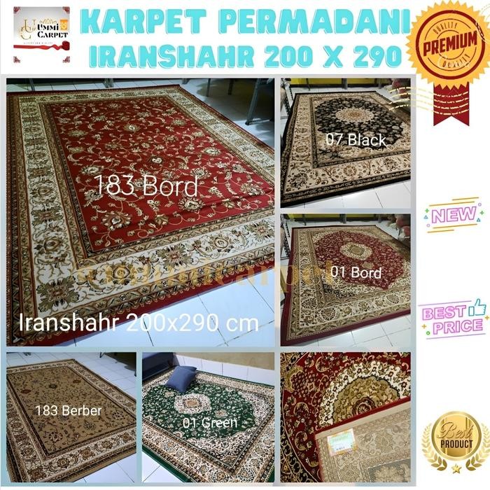 Karpet iranshahr jumbo 200x290 karpet lantai permadani mewah lembut