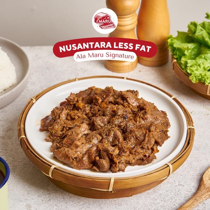 

MARU Marinated Beef Slice US Premium Sirloin Rasa Nusantara 250gr