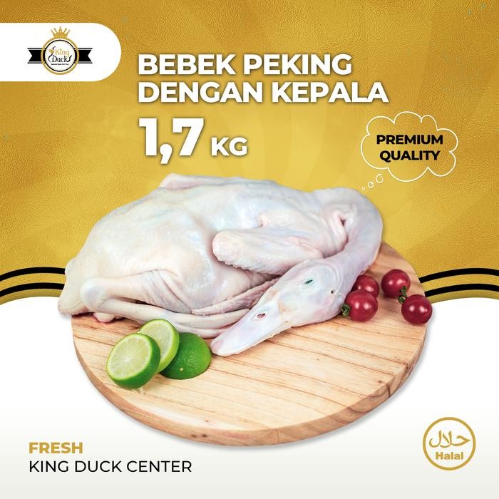 

DAGING BEBEK PEKING 1,7 KG PAKAI KEPALA FRESH / FROZEN