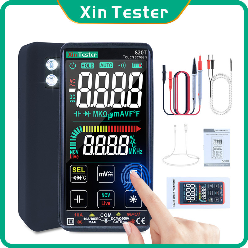 Xin Tester Digital Multimeter autoranging TRMS Touch Screen