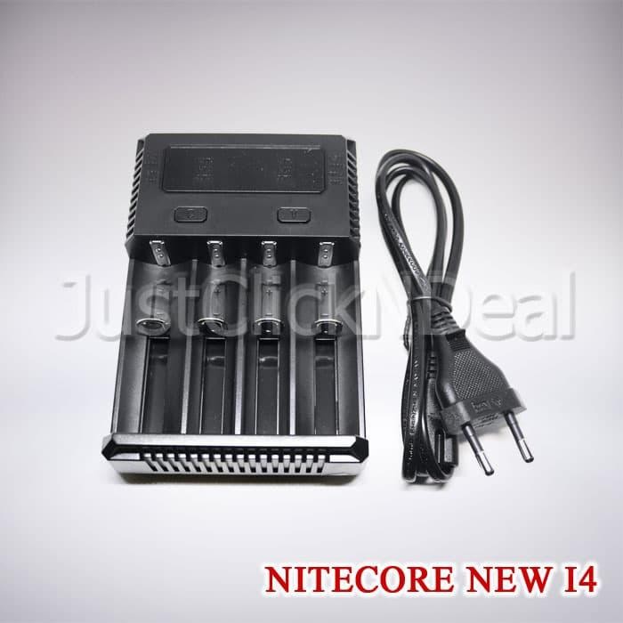 Authentic Nitecore New I4 Charger Baterai Vape 18650 26650 LG HG2 AWT