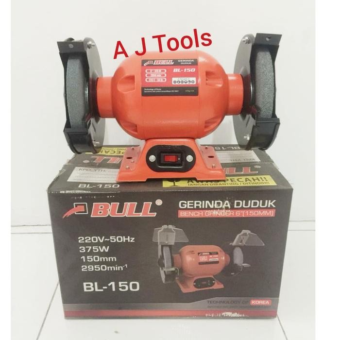 Mesin Gerinda Duduk 6" Bull / Gerinda Duduk 6 Inch Bull Bl 150