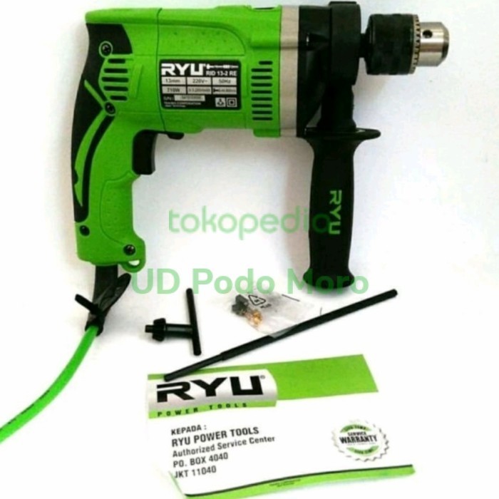 Ryu Bor Beton Besi Kayu 13Mm Impact Drill Rid 13-2 Re Rid13-2Re 13 2