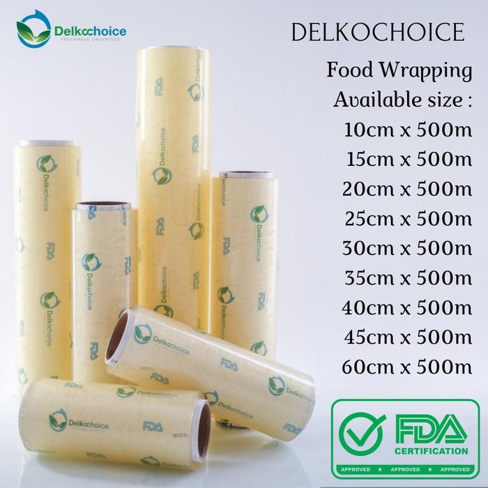 KHUSUS GOSEND PLASTIK FOOD WRAP / CLING WRAP - DELKOCHOICE