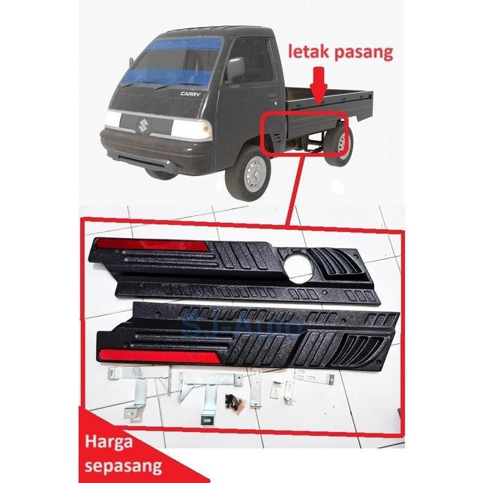 Sepasang Variasi Sayap Samping Futura Cover Sayap Samping Pick Up