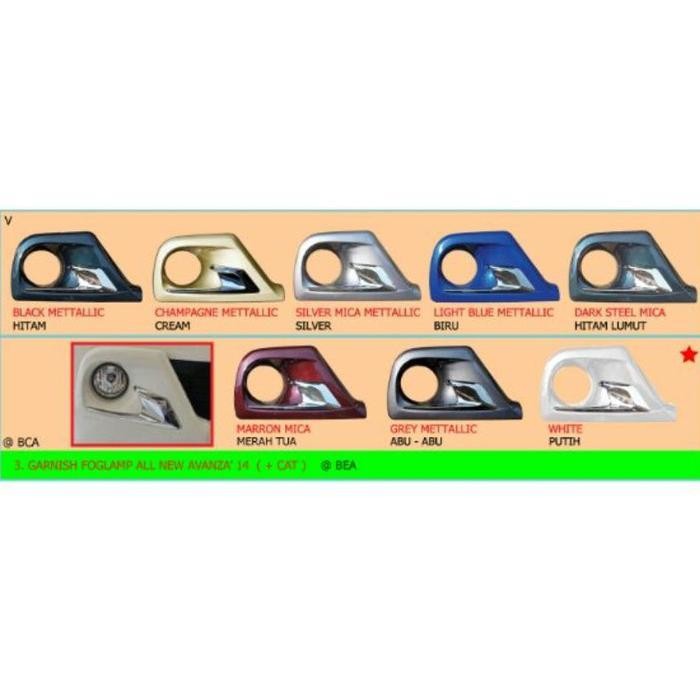 Garnish Fog Lamp All New Avanza 2014