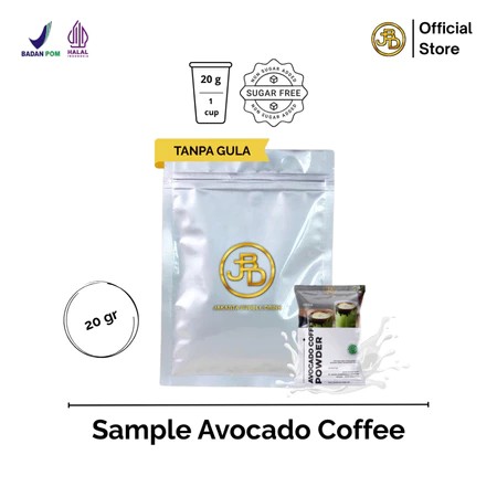 

Sample Bubuk Minuman Premium Rasa Rasa AVOCADO COFFEE Halal 20gr Siap Seduh | JBD