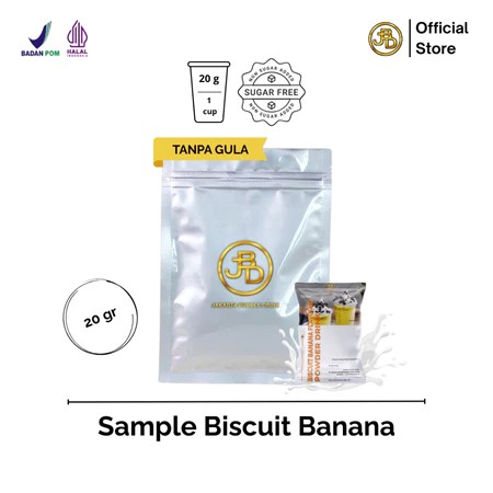 

Sample Bubuk Minuman Premium Rasa Rasa Banana Oreo Halal 20gr Siap Seduh | JBD