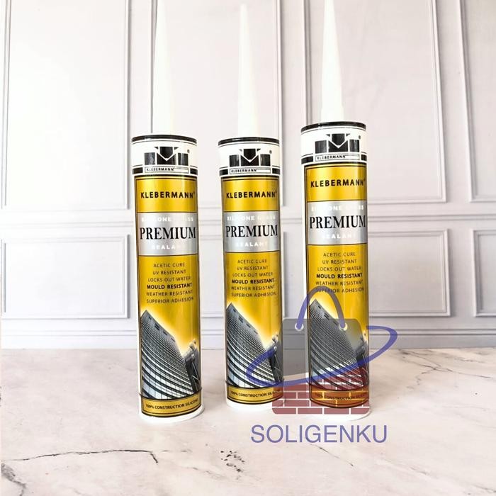 LEM KACA BOTOL ANTI JAMUR SEALANT AQUARIUM KLEBERMANN SILICONE WARNA PUTIH HITAM CLEAR SEALANT ASAM