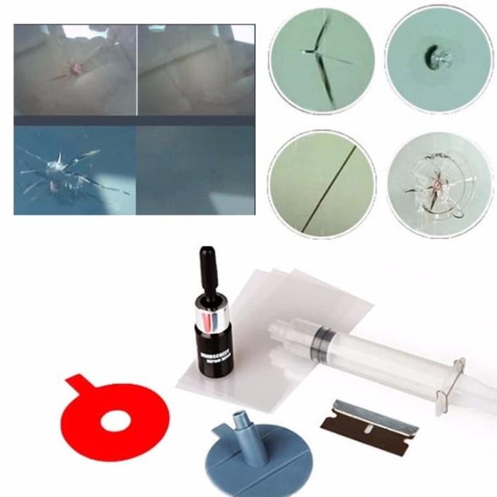 ORIGINAL REPARASI KACA MOBIL LEM KACA MOBIL PECAH RETAK CAIRAN AJAIB