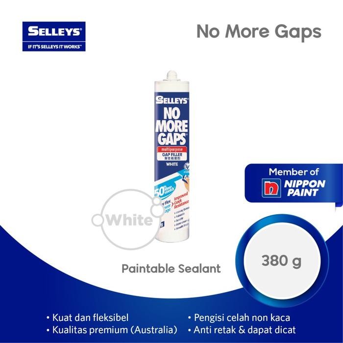 SELLEYS NO MORE GAPS WHITE PENUTUP RETAK TEMBOK 380GRM