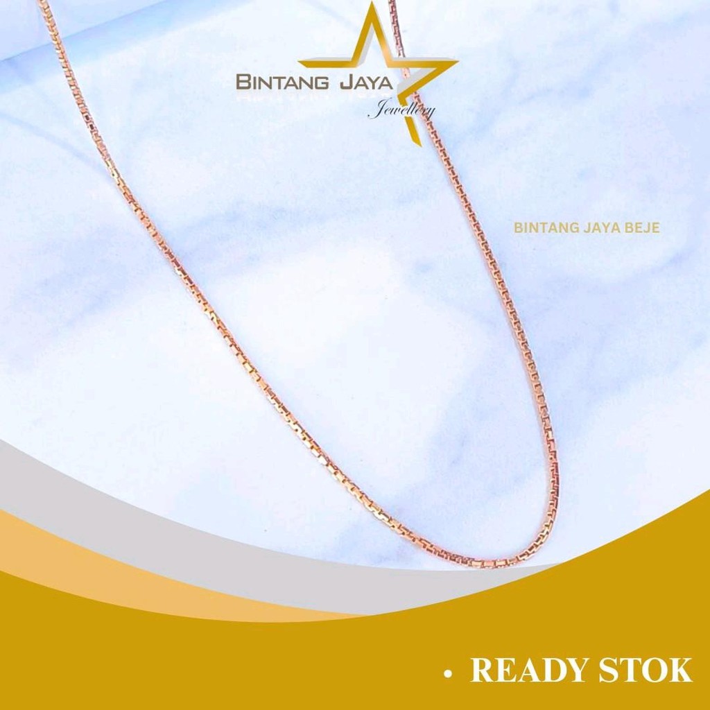 Kalung Emas Asli Untuk Anak Asli Italy Style - Kadar (16K) - Panjang 35 cm | Berat ± 1,83 gram - Tam