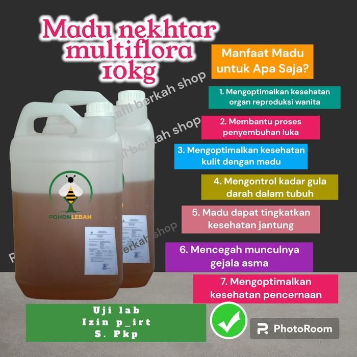 

Madu asli multi flora lebah melifera 10 kg Honey
