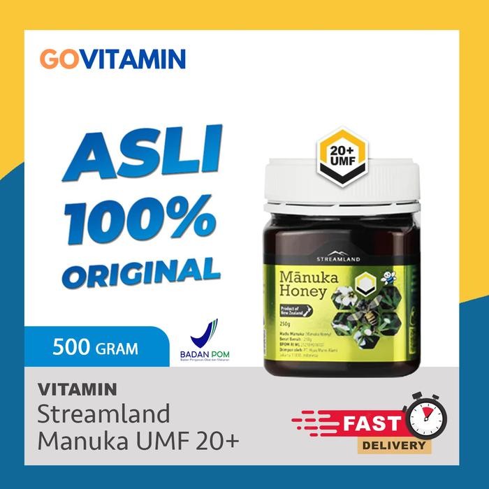 

Streamland Madu Manuka UMF 20 (250gr) Honey Original New Zealand