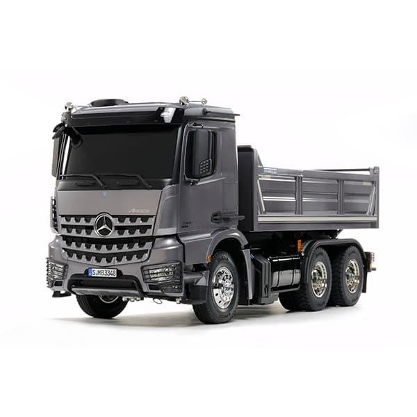 BARU TAMIYA MERCEDES BENZ AROCS 3348 - 6X4 TIPPER TRUCK - 56357 PACKING AMAN