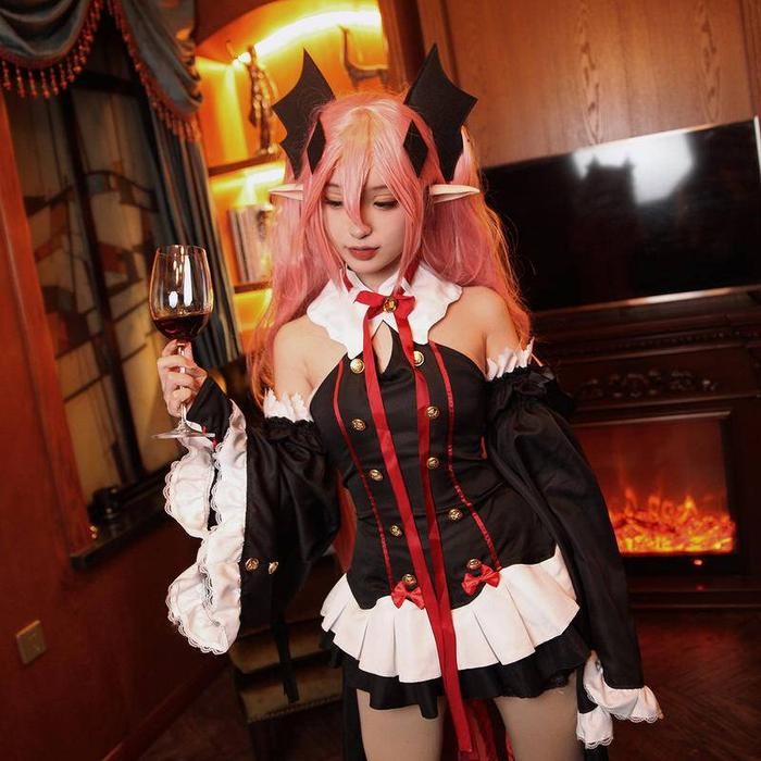 Wetrose Seraph of the End Owari No Seraph Krul Tepes Wanita Women Girl Vampire Cosplay Costume Anime