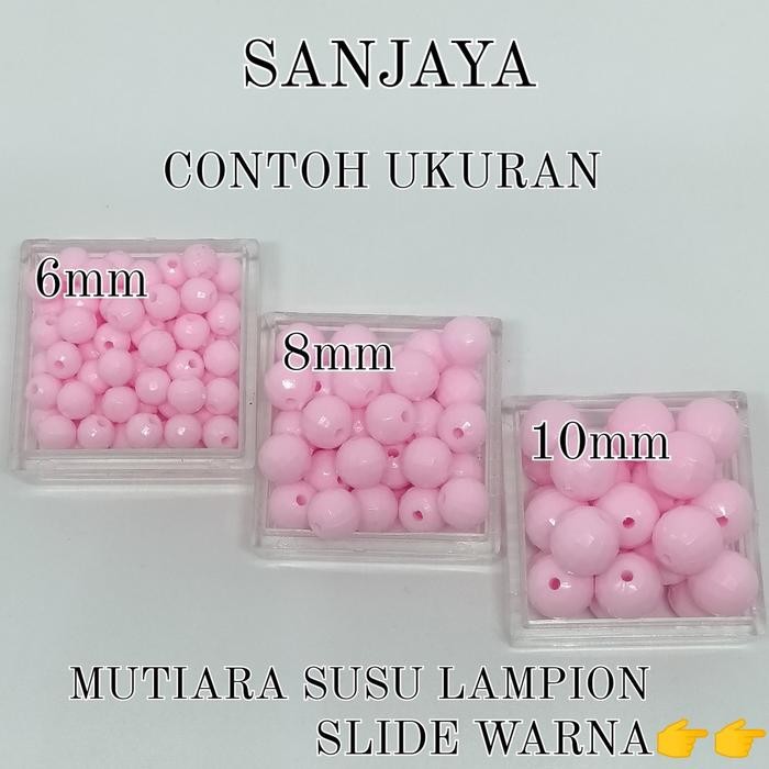 Manik Lampion / Mote Susu / Manik Susu / Mote Lampion / Manik Susu Lampion / Mote Susu Lampion 8Mm