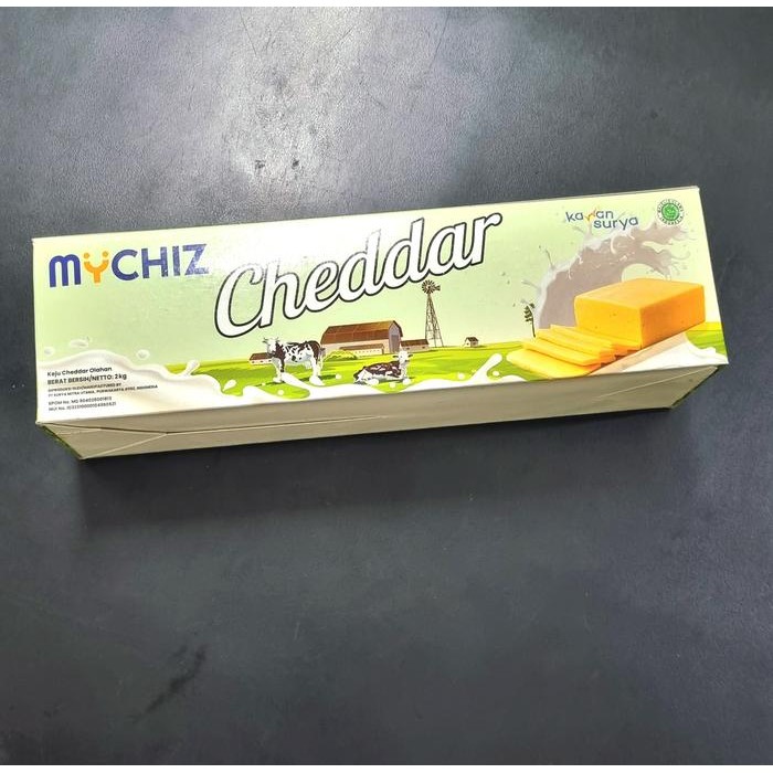 

[Box 2kg] my chiz keju cheddar box 2kg Cheese