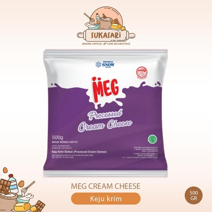 

MEG Processed Cream Cheese 500 gr / Keju Krim Meg