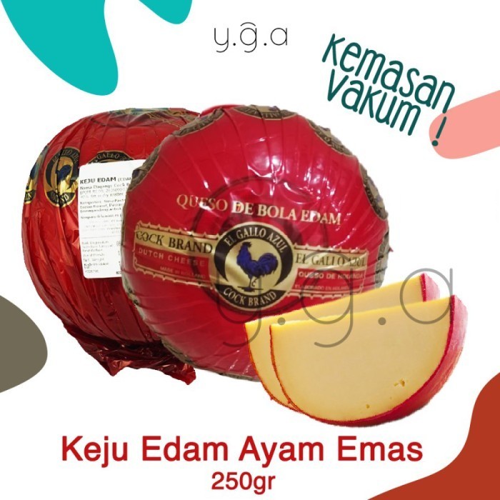 

Keju Edam Ayam Emas 250gr