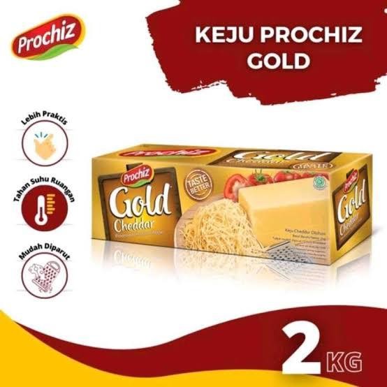 

keju cheddar prochiz gold 2 kg