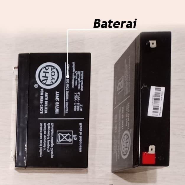 Stok Baru Baterai Mobil Aki Volta by SHP Toys