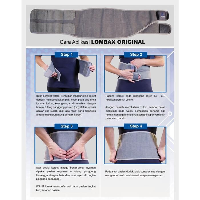 Lombax Original Thuasne / Korset Penyangga Tulang Belakang Best Seller