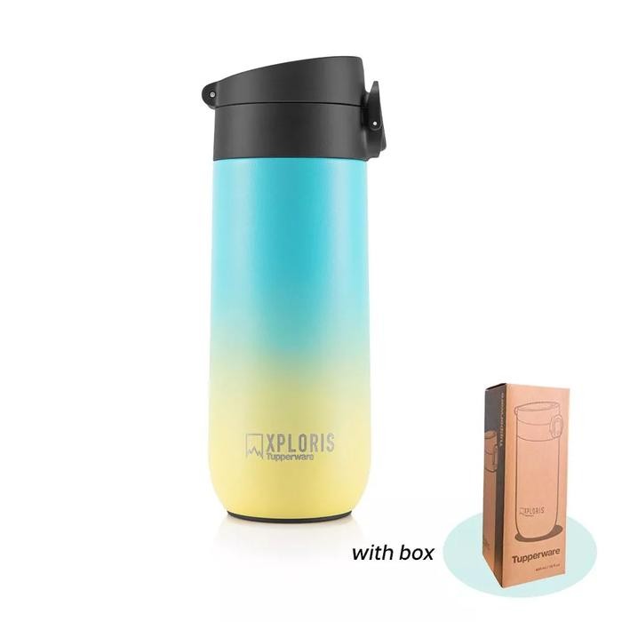 Tupperware xploris thermal flash termos 450 ml botol minum