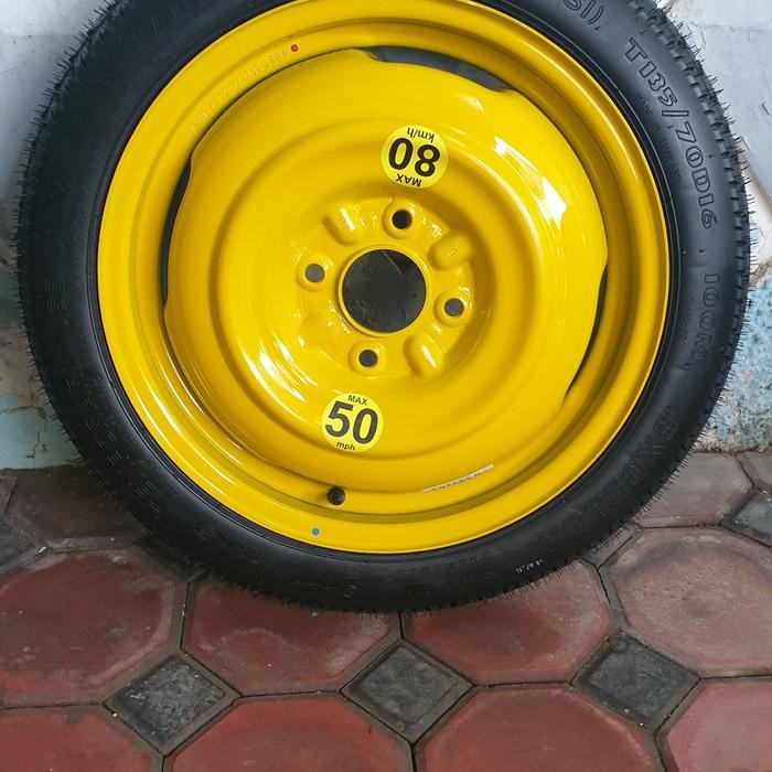 Velg Ban Serep Cadangan Toyota Sirion Yaris R16 Temporary