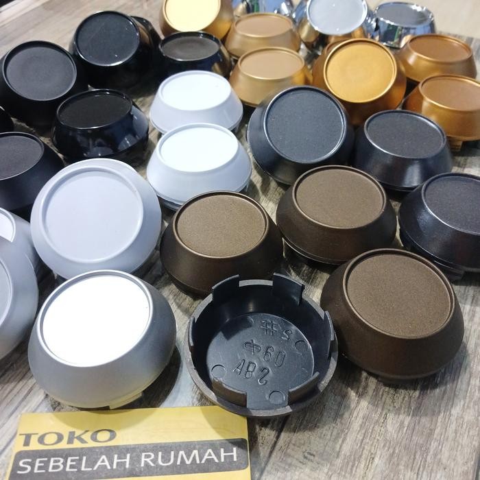 Tutup velg dop roda dop velg racing variasi kerucut 6.5cm POLOS